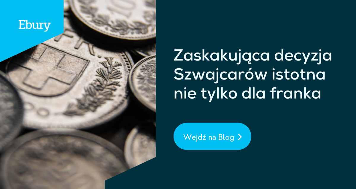 Zaskakująca decyzja Szwajcarów istotna nie tylko dla franka